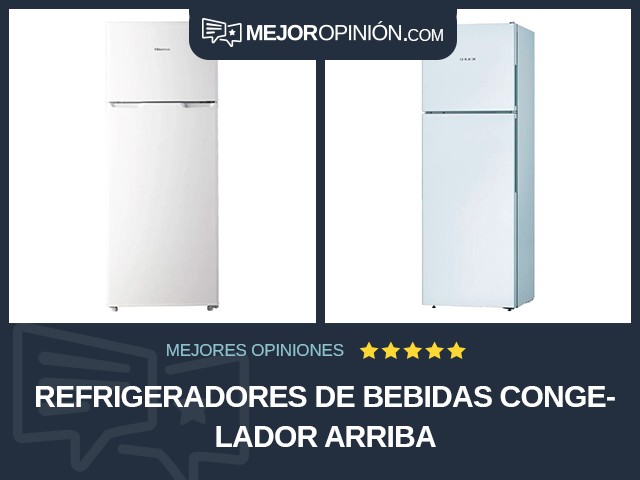 Refrigeradores de bebidas Congelador arriba