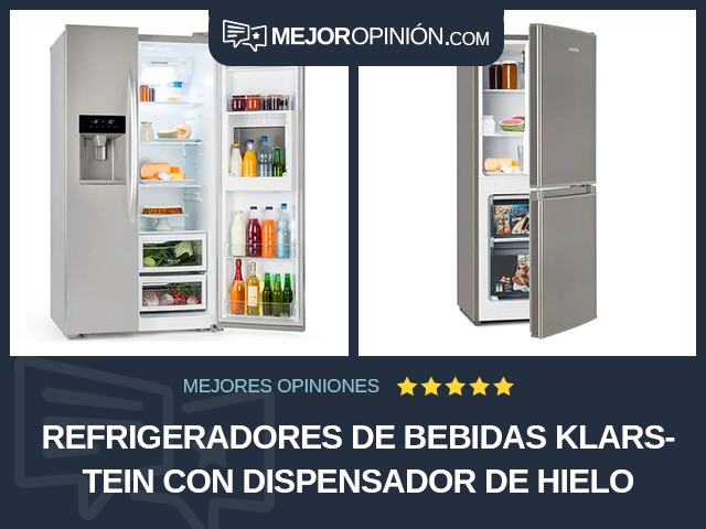 Refrigeradores de bebidas Klarstein Con dispensador de hielo
