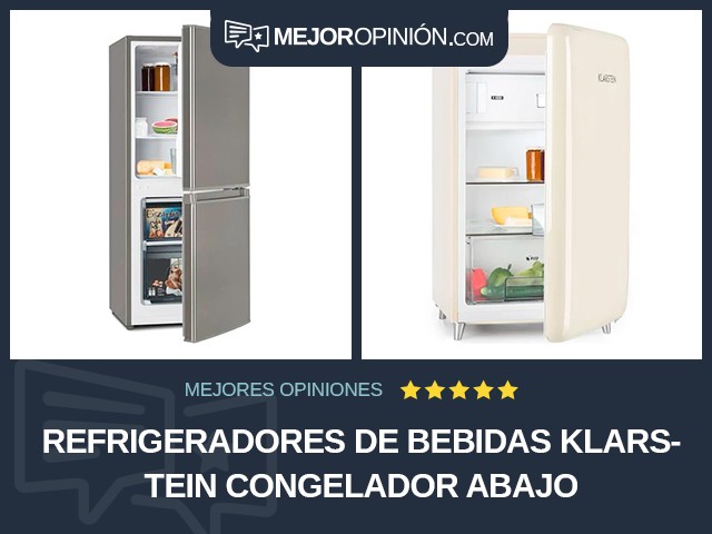 Refrigeradores de bebidas Klarstein Congelador abajo