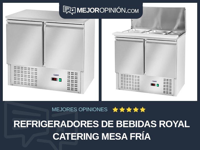 Refrigeradores de bebidas Royal Catering Mesa fría