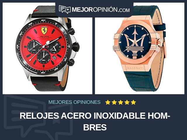 Relojes Acero inoxidable Hombres