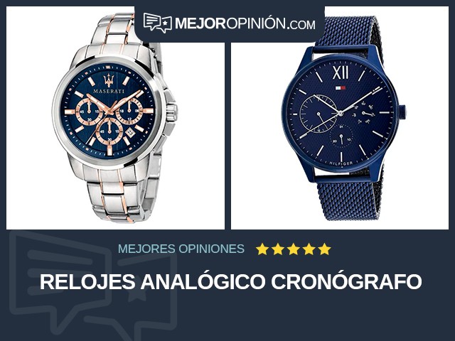 Relojes Analógico Cronógrafo