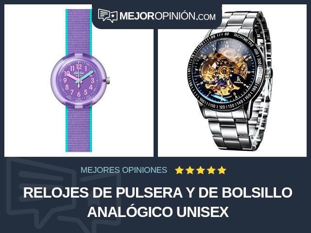 Relojes de pulsera y de bolsillo Analógico Unisex