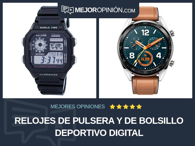 Relojes de pulsera y de bolsillo Deportivo Digital