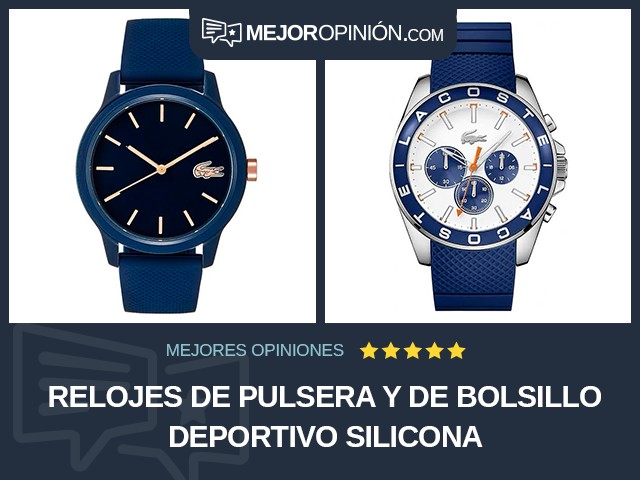 Relojes de pulsera y de bolsillo Deportivo Silicona