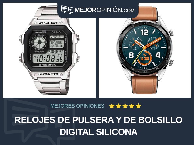 Relojes de pulsera y de bolsillo Digital Silicona