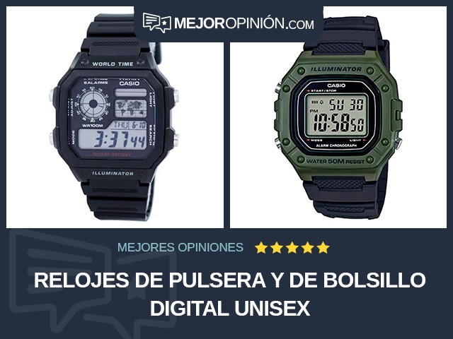Relojes de pulsera y de bolsillo Digital Unisex
