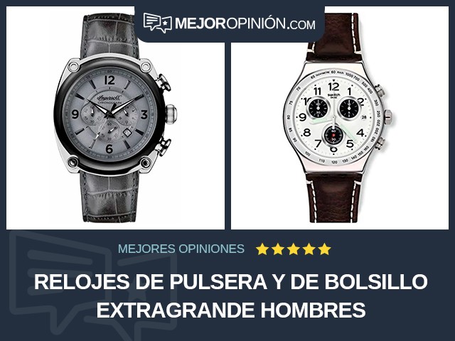 Relojes de pulsera y de bolsillo Extragrande Hombres