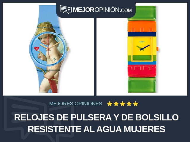 Relojes de pulsera y de bolsillo Resistente al agua Mujeres