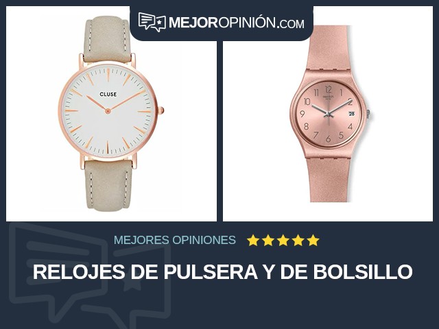 Relojes de pulsera y de bolsillo