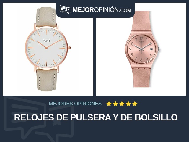 Relojes de pulsera y de bolsillo