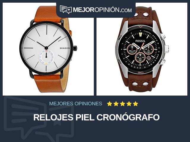 Relojes Piel Cronógrafo