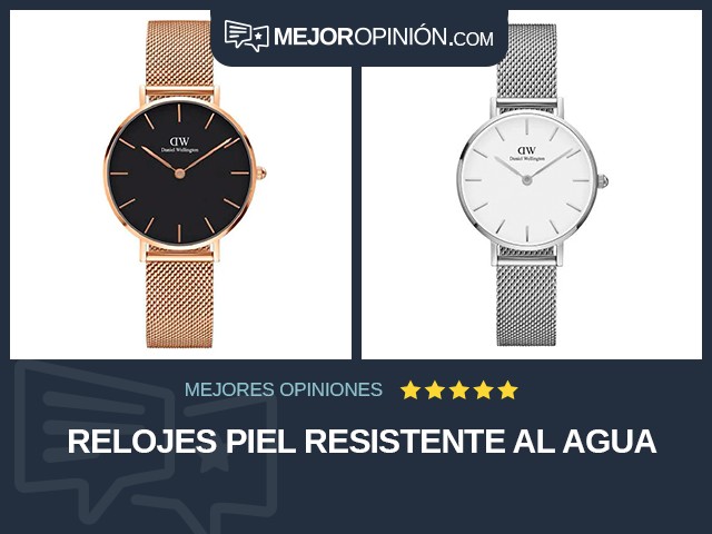 Relojes Piel Resistente al agua