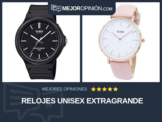 Relojes Unisex Extragrande
