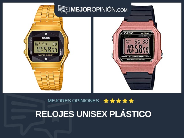 Relojes Unisex Plástico