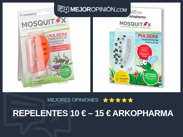 Repelentes 10 € – 15 € Arkopharma