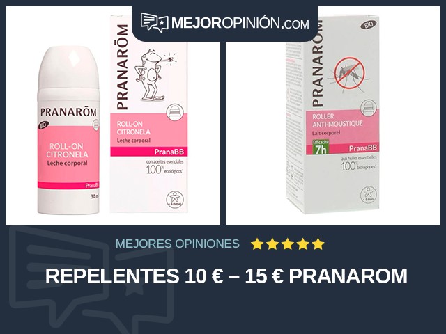 Repelentes 10 € – 15 € Pranarom