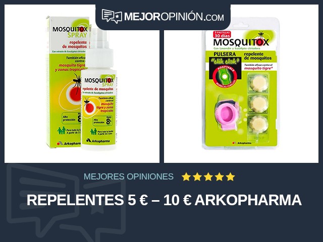 Repelentes 5 € – 10 € Arkopharma