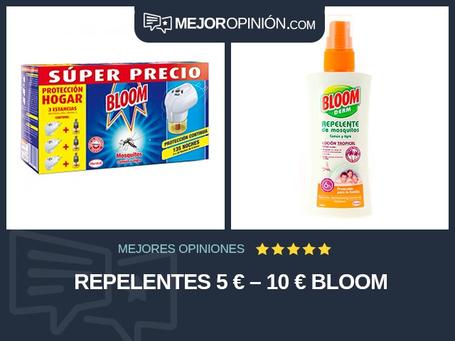 Repelentes 5 € – 10 € BLOOM