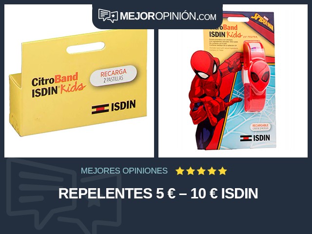 Repelentes 5 € – 10 € ISDIN