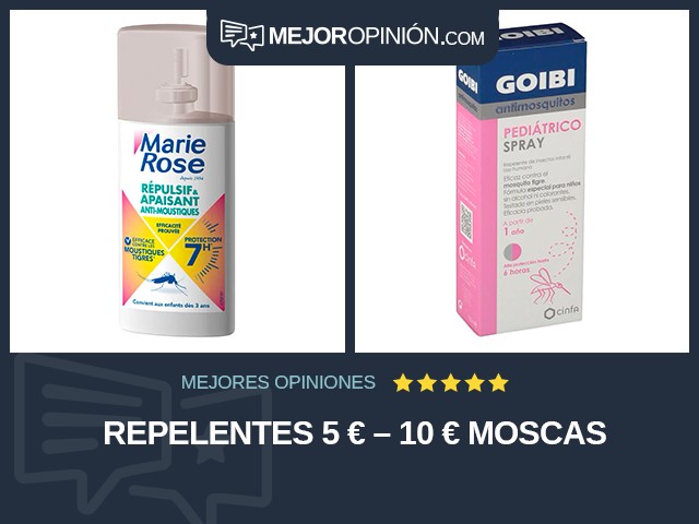 Repelentes 5 € – 10 € Moscas