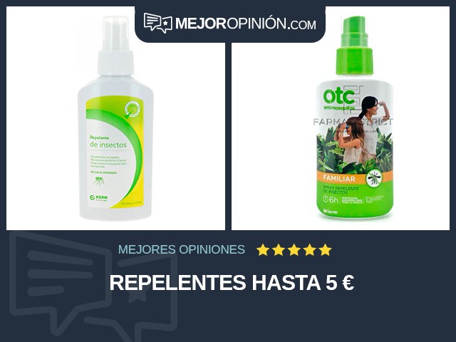 Repelentes Hasta 5 €