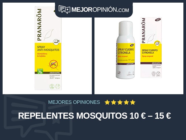 Repelentes Mosquitos 10 € – 15 €