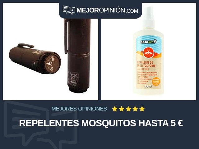 Repelentes Mosquitos Hasta 5 €