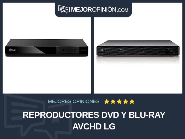 Reproductores DVD y Blu-ray AVCHD LG