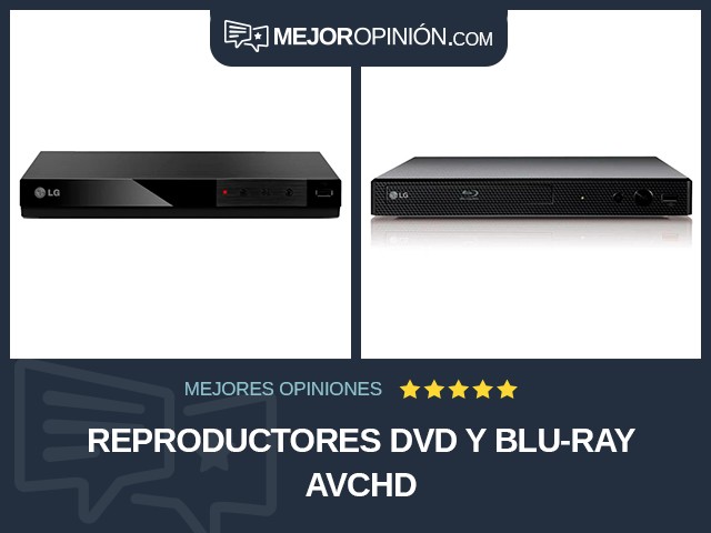 Reproductores DVD y Blu-ray AVCHD