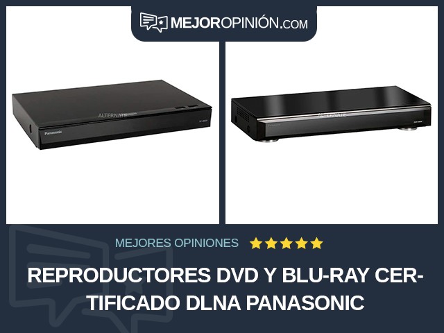 Reproductores DVD y Blu-ray Certificado DLNA Panasonic
