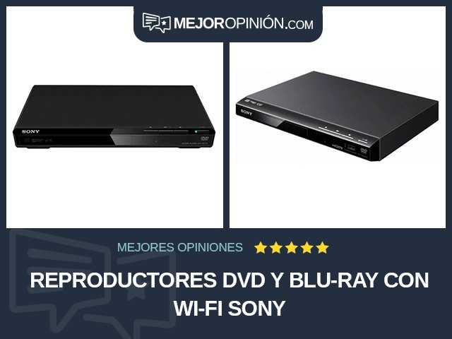 Reproductores DVD y Blu-ray Con Wi-Fi Sony