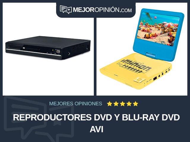 Reproductores DVD y Blu-ray DVD AVI