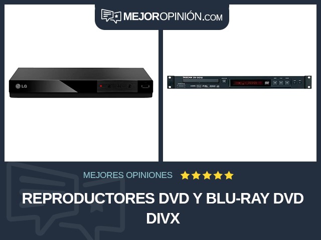 Reproductores DVD y Blu-ray DVD DivX