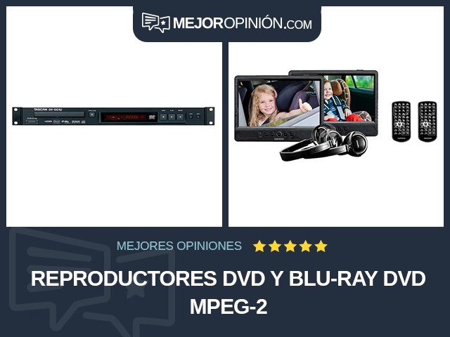 Reproductores DVD y Blu-ray DVD MPEG-2