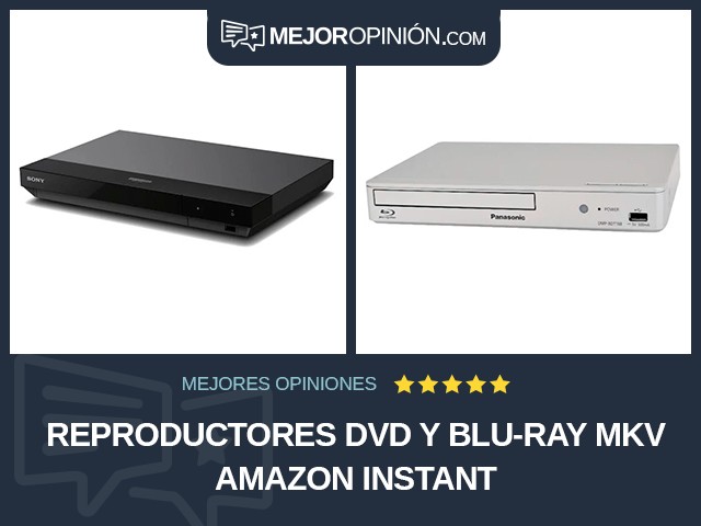 Reproductores DVD y Blu-ray MKV Amazon Instant