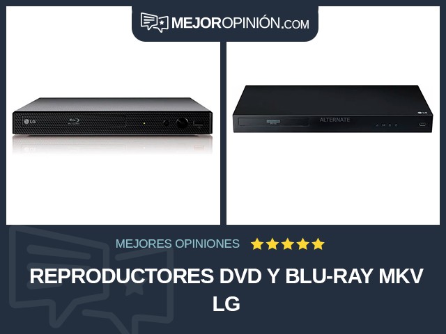 Reproductores DVD y Blu-ray MKV LG