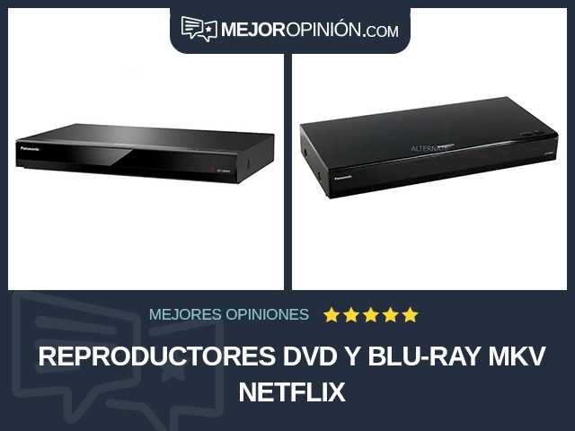 Reproductores DVD y Blu-ray MKV Netflix