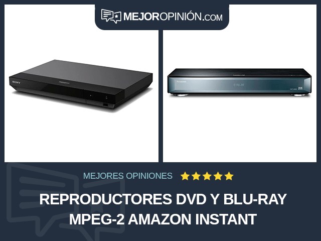 Reproductores DVD y Blu-ray MPEG-2 Amazon Instant
