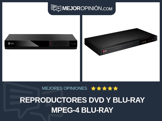 Reproductores DVD y Blu-ray MPEG-4 Blu-ray