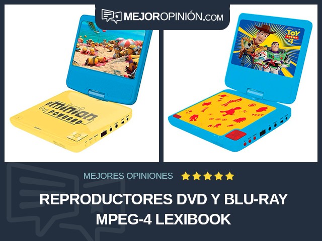 Reproductores DVD y Blu-ray MPEG-4 Lexibook