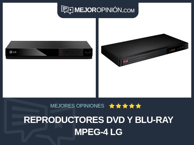 Reproductores DVD y Blu-ray MPEG-4 LG