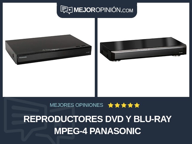 Reproductores DVD y Blu-ray MPEG-4 Panasonic