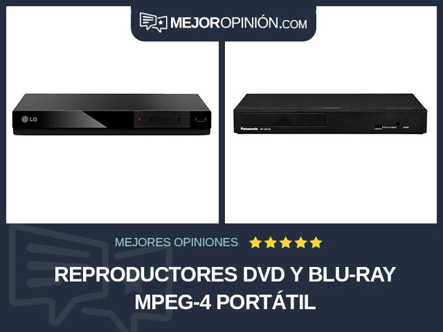 Reproductores DVD y Blu-ray MPEG-4 Portátil