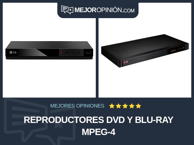 Reproductores DVD y Blu-ray MPEG-4