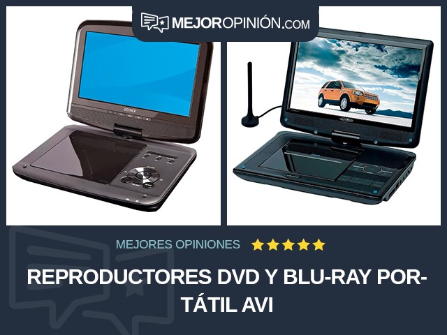 Reproductores DVD y Blu-ray Portátil AVI