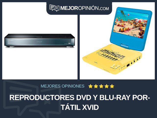 Reproductores DVD y Blu-ray Portátil Xvid