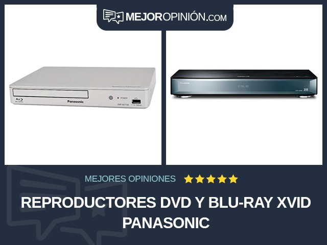 Reproductores DVD y Blu-ray Xvid Panasonic