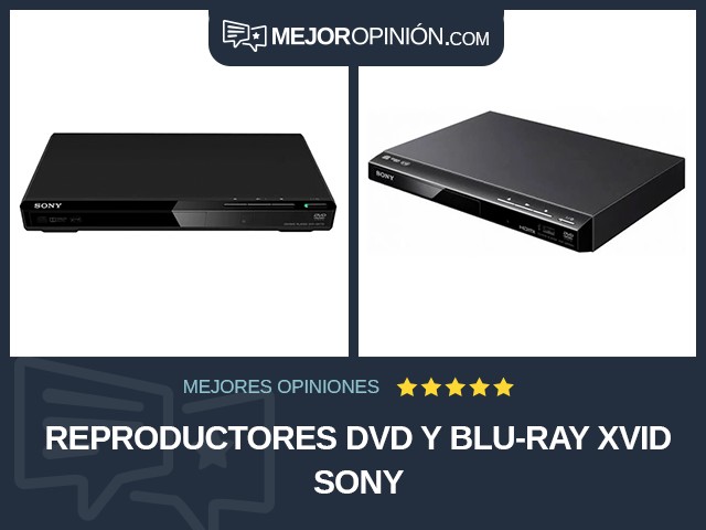 Reproductores DVD y Blu-ray Xvid Sony