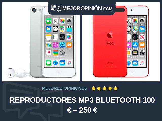 Reproductores MP3 Bluetooth 100 € – 250 €